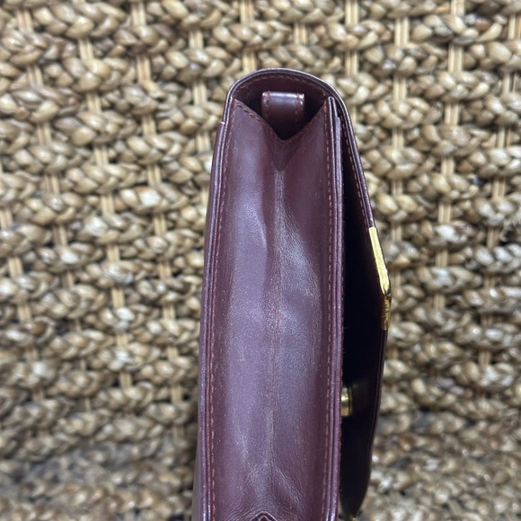 Cartier Burgundy Leather Clutch - Picture 3 of 11